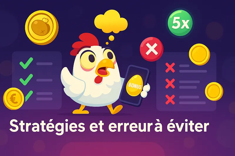 Strategies Chicken Road et erreurs à éviter
